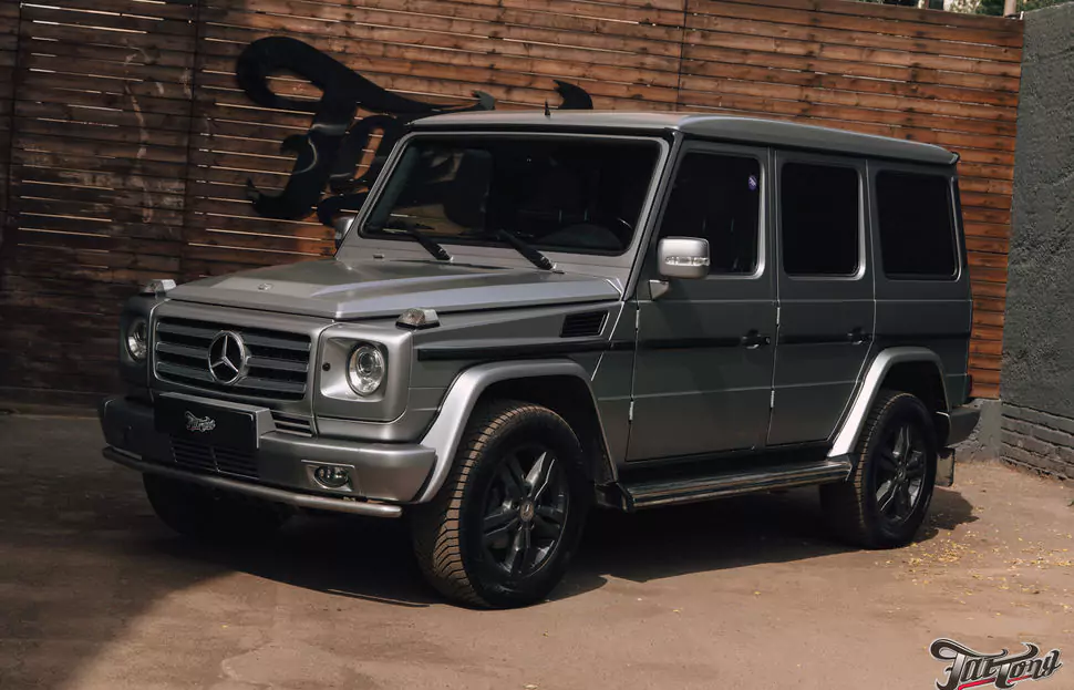 Кузовной ремонт, борьба с коррозией и попадание в матовость для 1 из 50 Mercedes G-Class